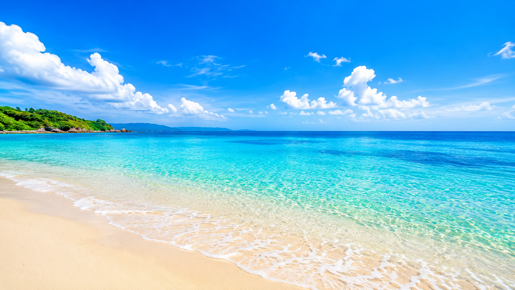 海と青空の風景